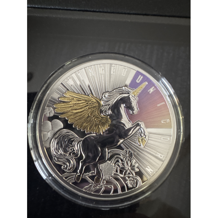 Niue 2025 $1 Winged Unicorn - silver proof 