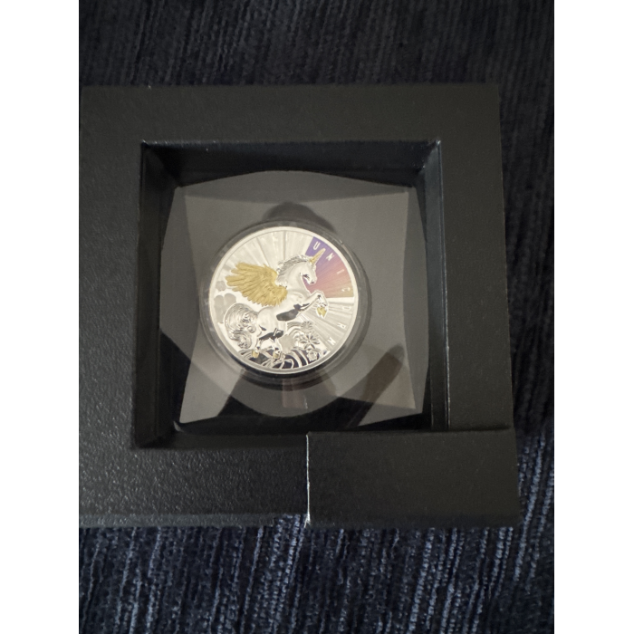 Niue 2025 $1 Winged Unicorn - silver proof 