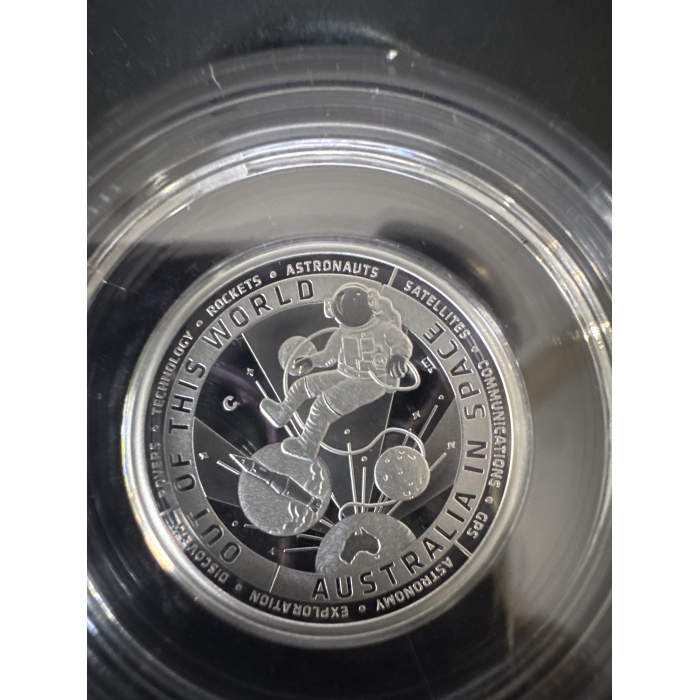 RAM 2024 OUT OF THIS WORLD $1 SILVER 'C' MINTMARK PROOF COIN