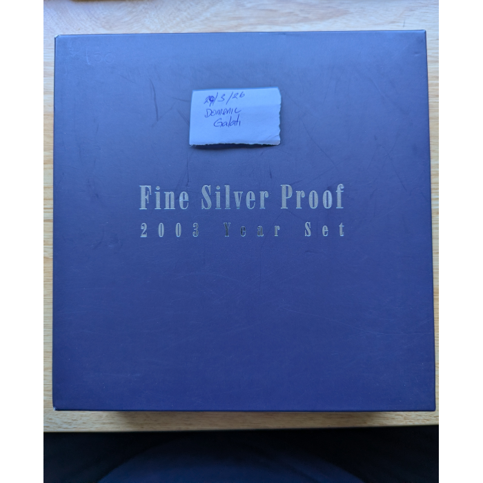 RAM 2003 FINE SILVER  99.9% PROOF COIN MINTAGE ONLY 6500   PRICE DROP