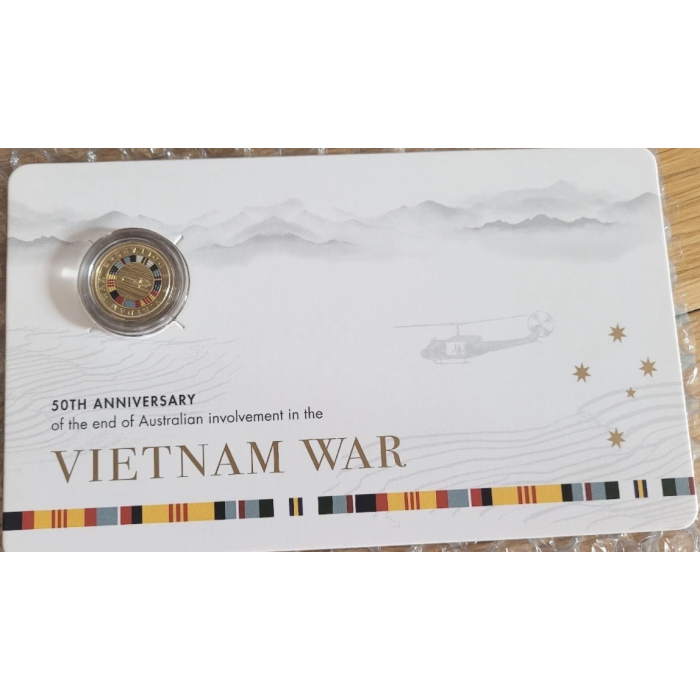 2023 Vietnam War $2 / c mint Carded Coin UNC 
