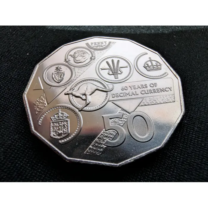 2026 UNC 50C 60 Years Of Decimal Currency