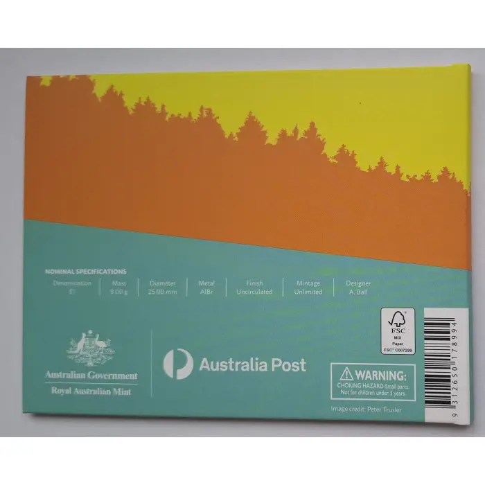 2022 $1 Australian Dinosaurs 'D.I.N.O' Privymark Four-Coin Set