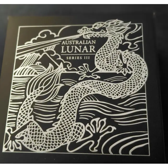 Silver -  1/2 oz Silver 2024 Year of the Dragon  