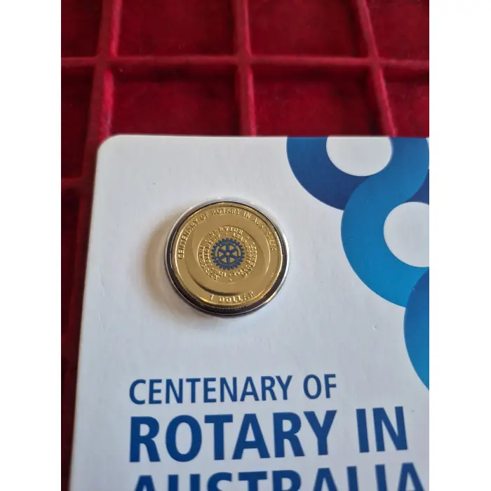 2021 COLOURED CENTENARY OF ROTARY $1