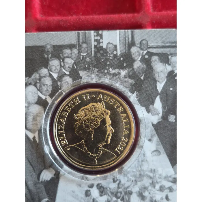2021 COLOURED CENTENARY OF ROTARY $1