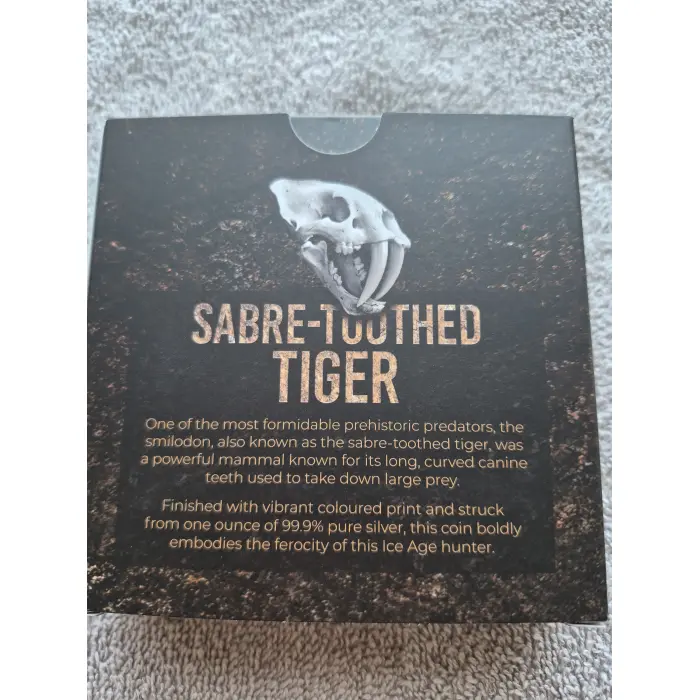 2026 Sabre Toothed Tiger 🐅 Coin