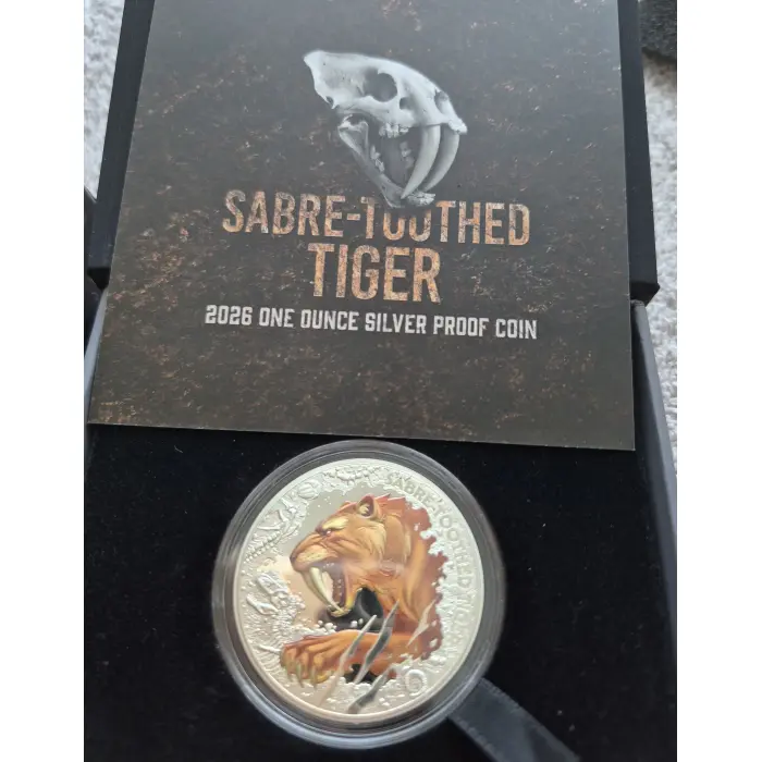 2026 Sabre Toothed Tiger 🐅 Coin