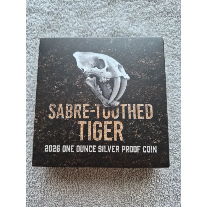 2026 Sabre Toothed Tiger 🐅 Coin
