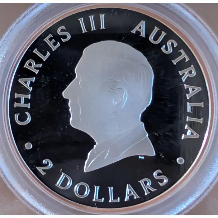 2025 $2 2oz Silver Wedge-Tailed Eagle (Gilt) TOP POP PR70 Cert #61287550