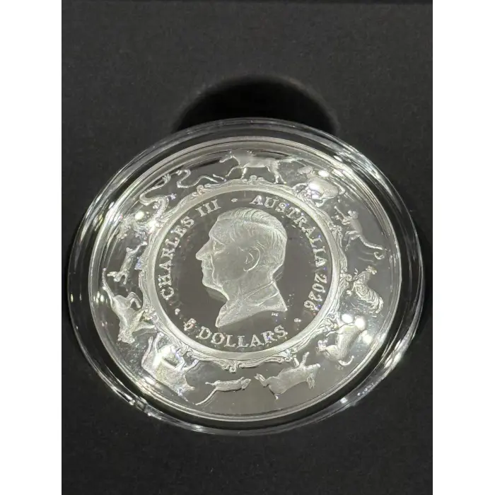 2026 $5 1 oz FINE SILVER PROOF DOMED  COIN - LUNAR SERIES YEAR OF THE HORSE