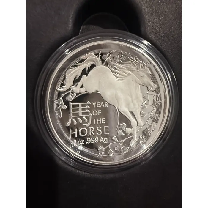 2026 $5 1 oz FINE SILVER PROOF DOMED  COIN - LUNAR SERIES YEAR OF THE HORSE