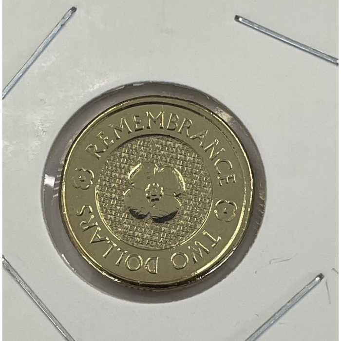 🌟 2012 UNC  $2 Gold Poppy Coin 