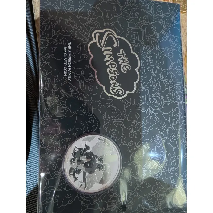 2021-P The Simpson Family 1oz Fine Silver Mintage 2500