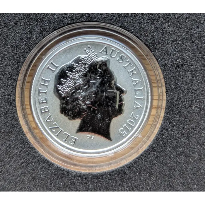 2015 Fine Silver Frosted Uncirculated Coin Mintage Only 4433 PRICE DROP