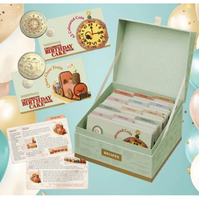 Women’s weekly birthday cake coin collection 