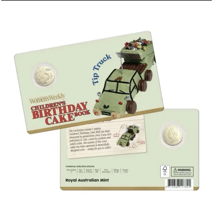 Women’s weekly birthday cake coin collection 