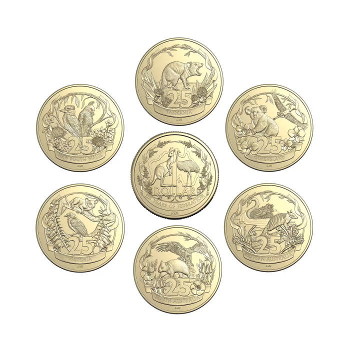 2026 Seven-Coin Uncirculated Collection – 125 Years of Federation