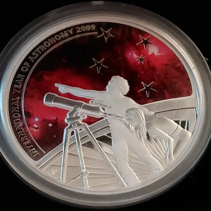 Silver - 1 oz proof coin - International Year of Astronomy  2009 - Perth Mint