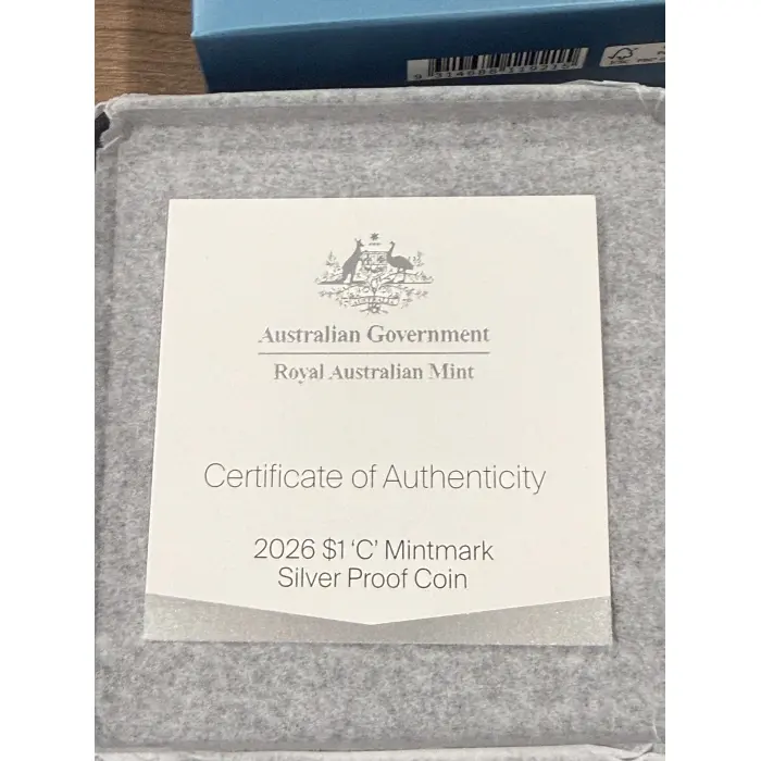 2026 60 Years of Australian Decimal Currency *C' Mint Silver Proof #2936