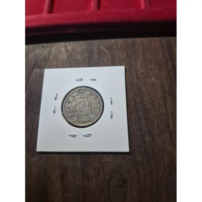 1887 1 LIRE ITALY 🇮🇹 (SILVER) 