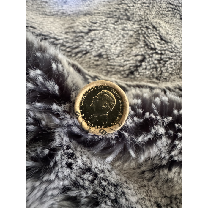 2024 Purple Poppy Animals in War $2 coloured Premium Coin Roll 