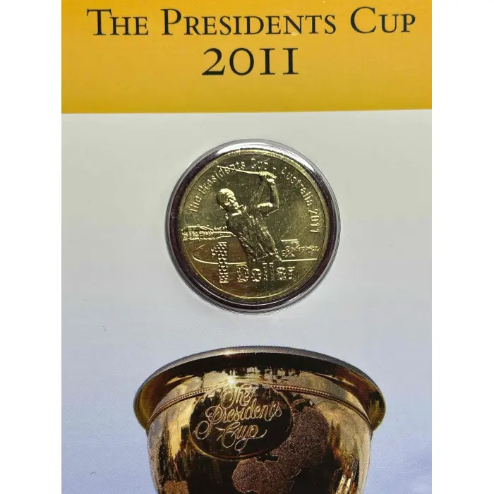 2011 The Presidents Cup $1 Unc in Card