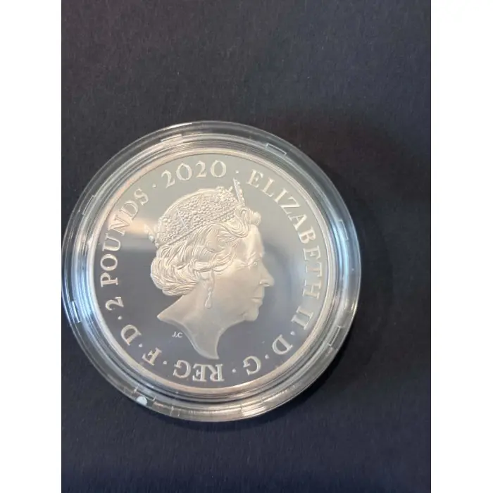 Elton John 2020 UK  Coloured 1oz Silver Proof