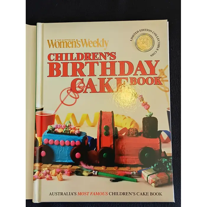 Women's Weekly Children's Birthday Cake Book and Collectible Coin.