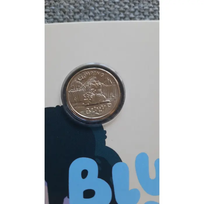 2026 Bluey Camping $2 Privy Mark Carded Coin