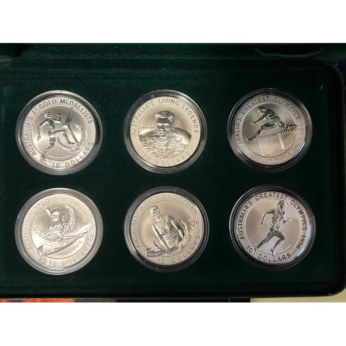 1994 – 1996 Australia's Olympic Heritage Series Coins (PRICE REDUCED)
