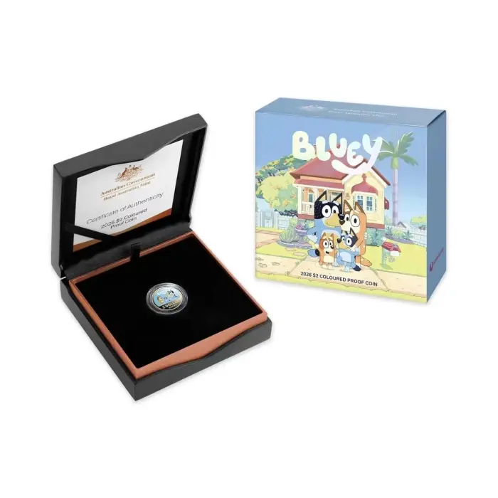 Bluey 2026 $2 Coloured AlBr Proof Coin Pre-Order confirmed