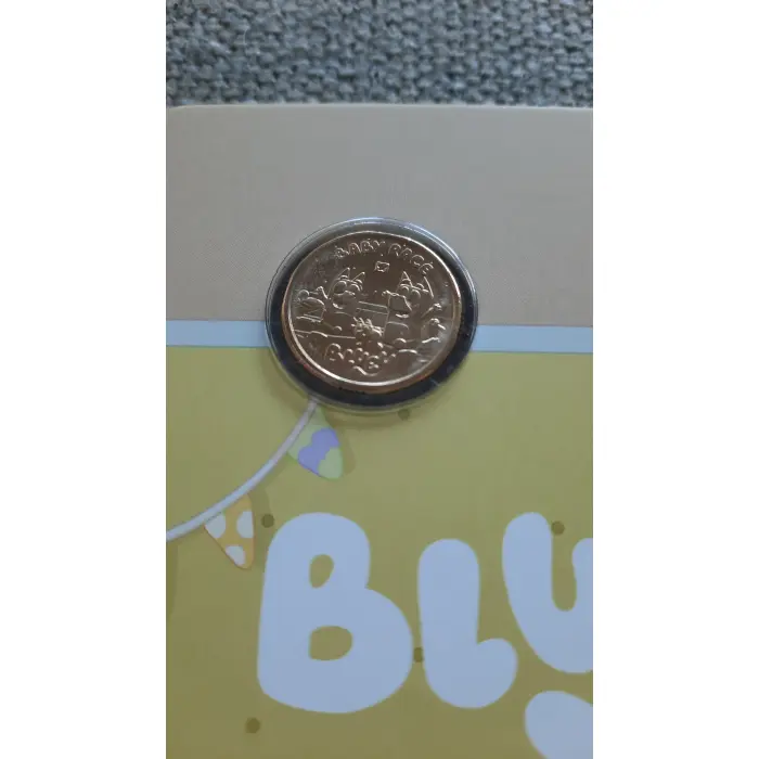 2026 Bluey Baby Race $2 Privy Mark Carded Coin