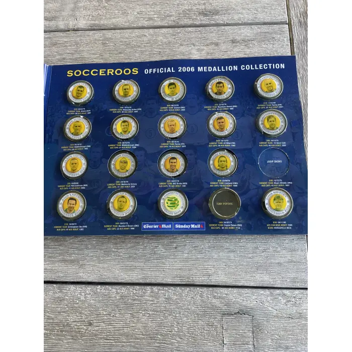 2006 Socceroos Official Medallion Collection Album - Heroes of the Socceroos