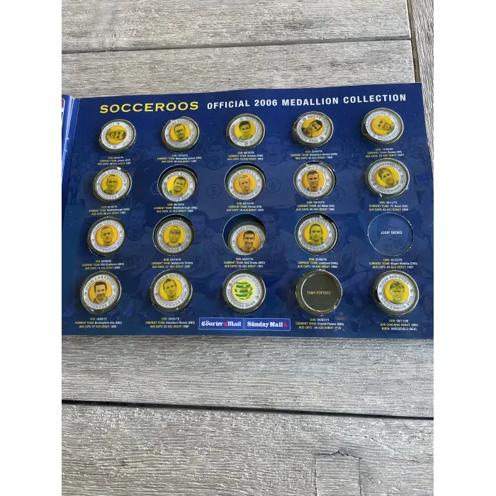 2006 Socceroos Official Medallion Collection Album - Heroes of the Socceroos