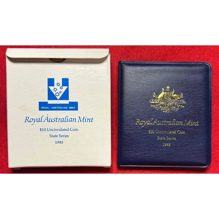 1985 $10 State Series “Victoria” Silver Unc