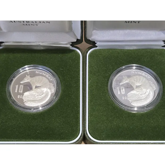 Australia's Endangered Species Silver 4 coin set