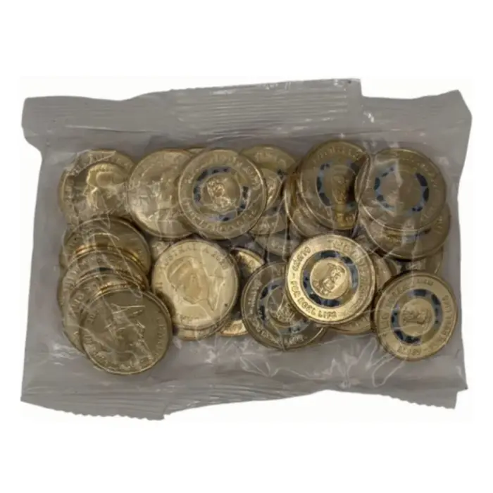 2026 $2 Bingo & Bluey Pair Of UNC RAM Mint Bags (50x $2 coins total)