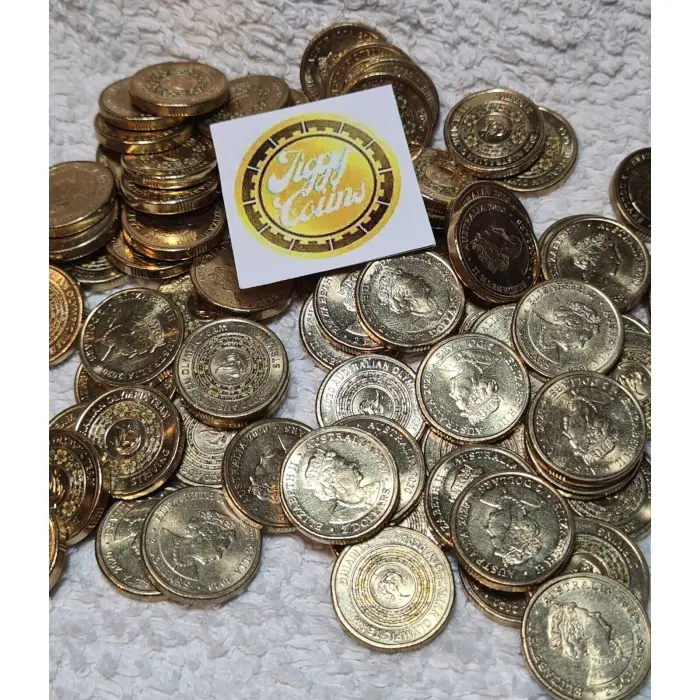 2020 $2 YELLOW TOKYO OLYMPIC GAMES STRIVING AUSTRALIAN TWO DOLLAR COIN CIRC