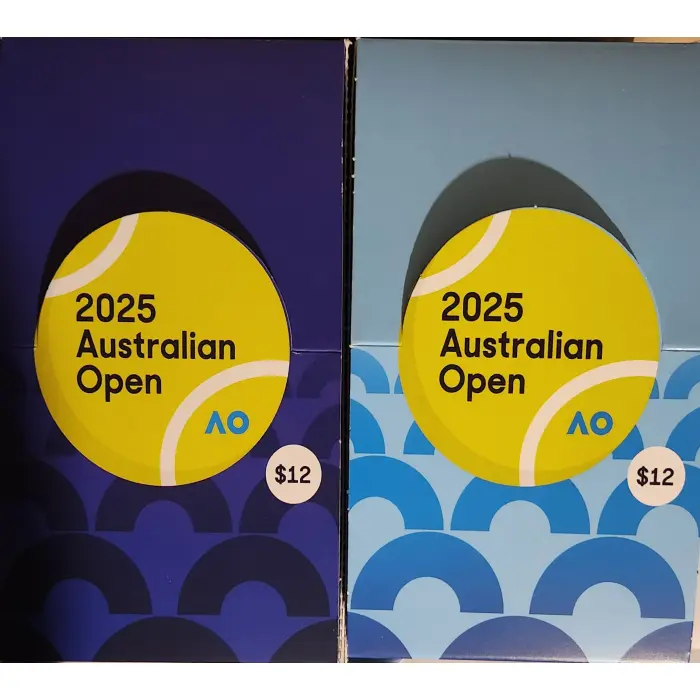 2025 $2 Australian Open Coin Boxes Bundle