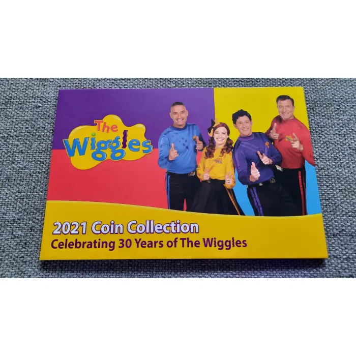 2021 30 Years of the Wiggles $2 and $1 Uncirculated Six-Coin Set