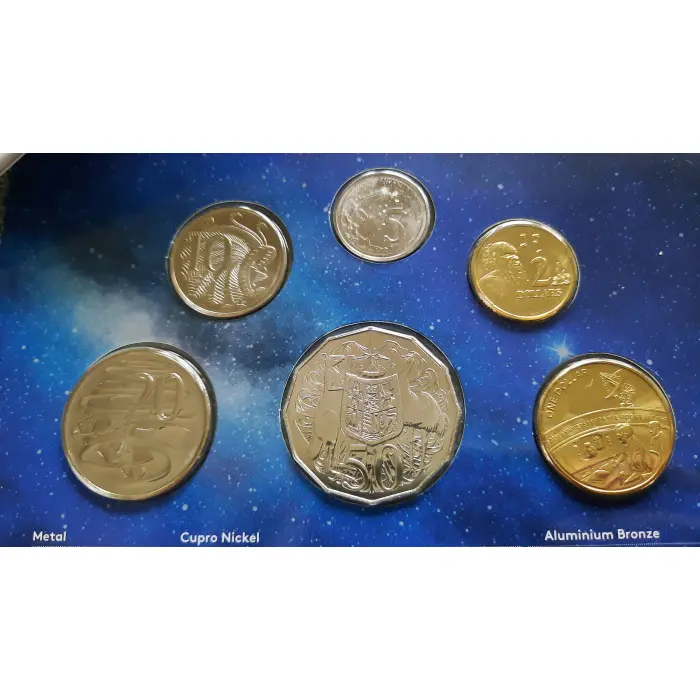 2019 Australia Moon Landing 50th Anniversary 6-Coin Mint Set