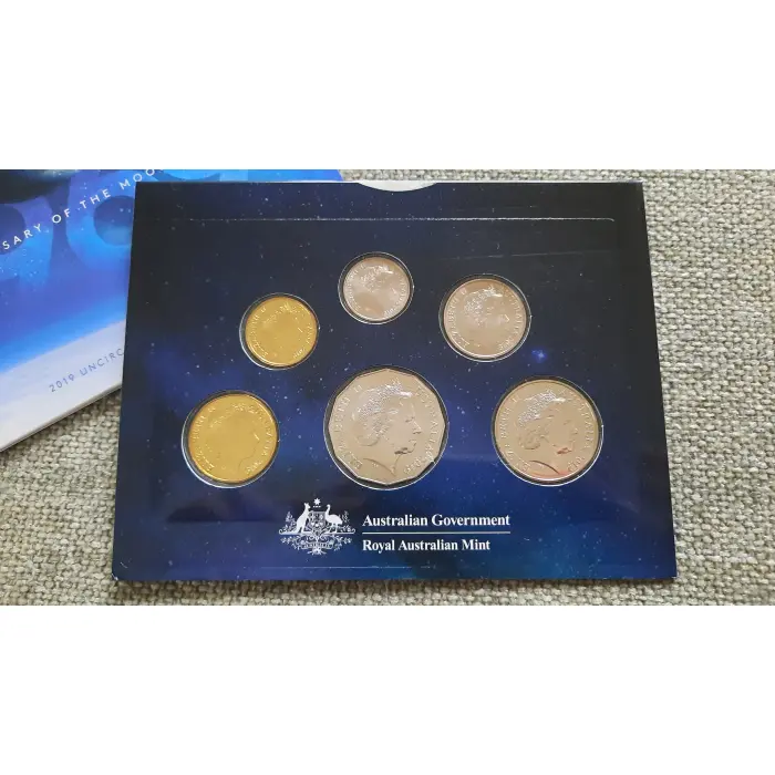 2019 Australia Moon Landing 50th Anniversary 6-Coin Mint Set