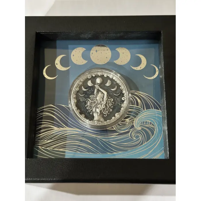 2023 Calypso 2oz Antiqued Silver 