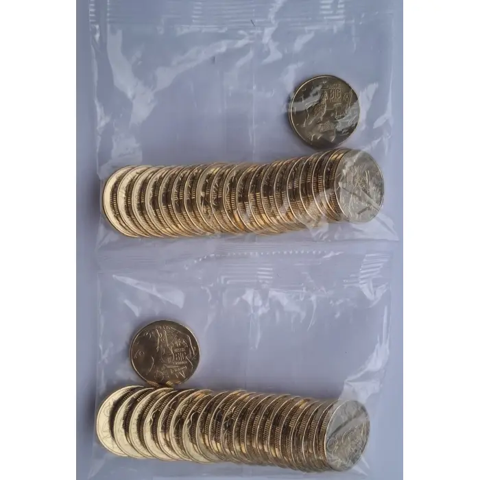 2025 $1 Aussie Big Things 2-  2 x TILL Bag Set (40 x $1 coins)