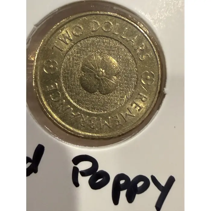 CIRC $2 bundle, 2012 Gold Poppy, colored 2019, 2024 & 2025