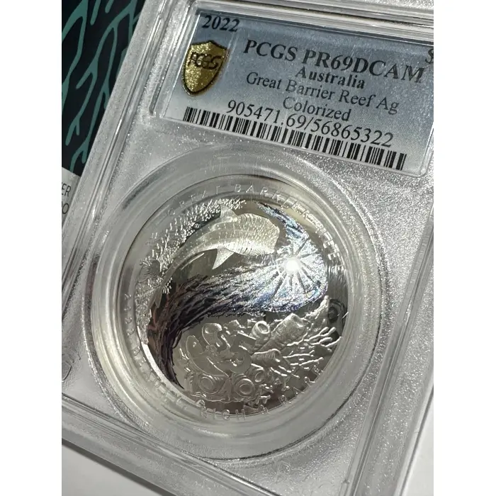 Beauty Rich & Rare Great Barrier Reef Graded Coin 