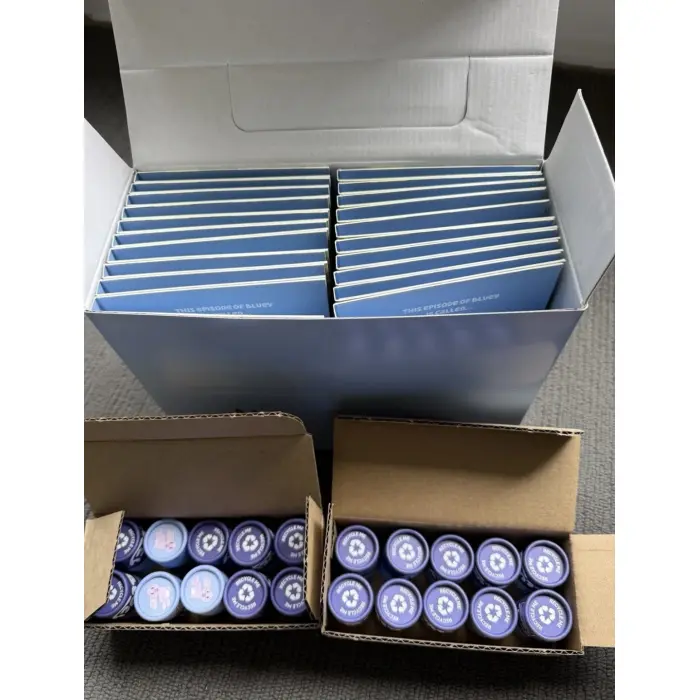 10 Sets of 2026 Bluey $2 UNC Collector Folder & 5 Coin Set in Sealed Tube