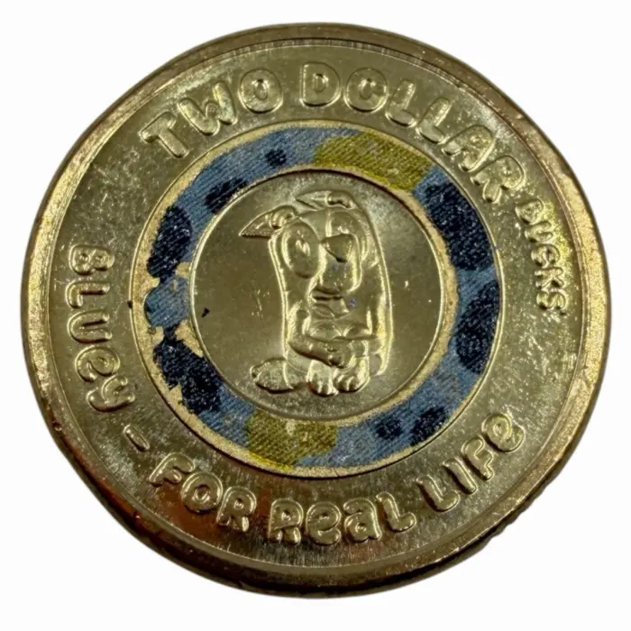 2026 $2 Bluey & Bingo UNC RAM Coloured Coin Pair (2 x $2 coins)