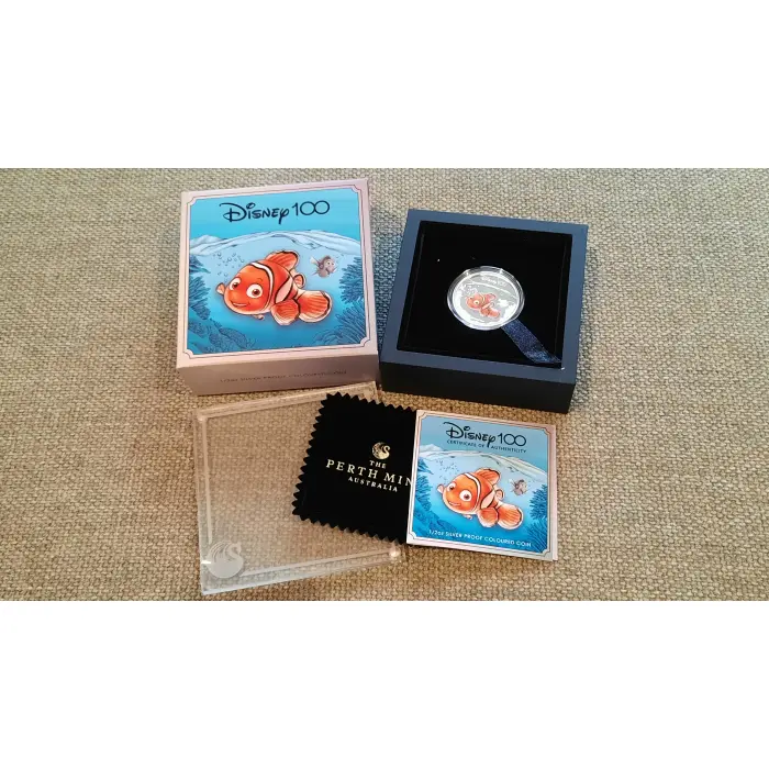 2023 Disney 100th Anniversary - Nemo 1/2oz Silver Proof Coloured Coin